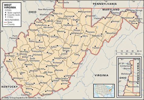 cities in west virginia